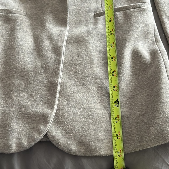 Gray/tan cotton blazer - Picture 5 of 7
